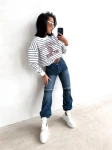 Bluza damska OLAVOGA TENCI 2026 biała - maWer Fashion