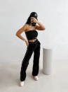 Spodnie damskie OLAVOGA VELIN 2026 czarne - maWer Fashion