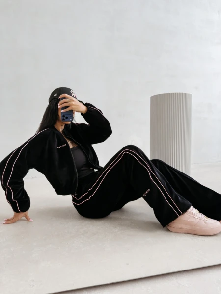 Bomberka kurtka damska OLAVOGA ELVIA 2026 czarna - maWer Fashion