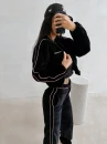 Bomberka kurtka damska OLAVOGA ELVIA 2026 czarna - maWer Fashion