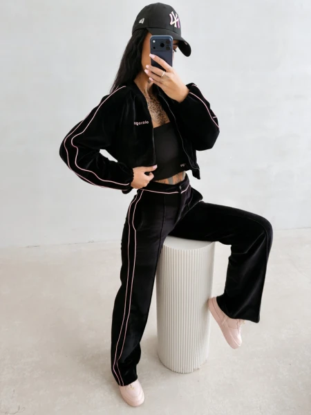 Bomberka kurtka damska OLAVOGA ELVIA 2026 czarna - maWer Fashion