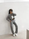 Bomberka kurtka damska OLAVOGA ELVIA 2026 szara - maWer Fashion