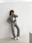 Bomberka kurtka damska OLAVOGA ELVIA 2026 szara - maWer Fashion