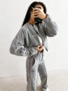 Bomberka kurtka damska OLAVOGA ELVIA 2026 szara - maWer Fashion