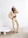 Bomberka kurtka damska OLAVOGA ELVIA 2026 kremowa - maWer Fashion
