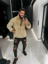 Bluza męska OLAVOGA MELLANO 2026 beż - maWer Fashion