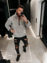 Bluza męska OLAVOGA MELLANO 2026 grafit - maWer Fashion