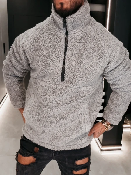 Bluza męska OLAVOGA MELLANO 2026 grafit - maWer Fashion