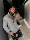Bluza męska OLAVOGA MELLANO 2026 grafit - maWer Fashion