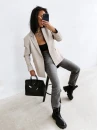 Marynarka damska OLAVOGA VALTAR 2026 beż- maWer Fashion