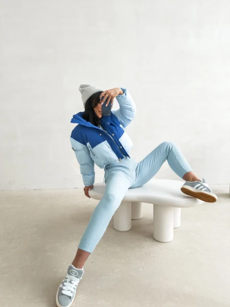 Kurtka damska OLAVOGA KIAR 2026 indygo - maWer Fashion