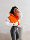 Kurtka damska OLAVOGA KIAR 2026 pomarańcz - maWer Fashion