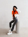 Kurtka damska OLAVOGA KIAR 2026 pomarańcz - maWer Fashion