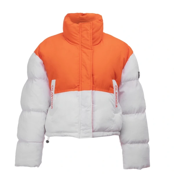 Kurtka damska OLAVOGA KIAR 2026 pomarańcz - maWer Fashion