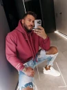 Bluza męska OLAVOGA ADORE MEN 2026 brudny róż - maWer Fashion