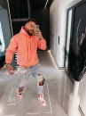 Bluza męska OLAVOGA ADORE MEN 2026 brudny róż - maWer Fashion