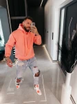 Bluza męska OLAVOGA ADORE MEN 2026 brudny róż - maWer Fashion
