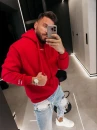 Bluza męska OLAVOGA ADORE MEN 2026 czerwona - maWer Fashion