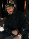 Bluza męska OLAVOGA ADORE MEN 202 czarna - maWer Fashion