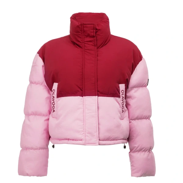 Kurtka damska OLAVOGA KIAR 2026 burgund - maWer Fashion