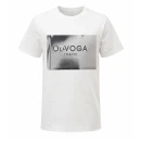 T-shirt męski OLAVOGA ALMAIN 2026 ecru - maWer Fashion
