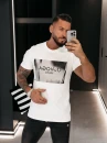 T-shirt męski OLAVOGA ALMAIN 2026 ecru - maWer Fashion
