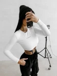 Bluzka damska OLAVOGA VIRA 2026 ecru - maWer Fashion