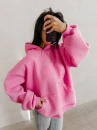 Bluza damska OLAVOGA MILEA 2026 różowa - maWer Fashion