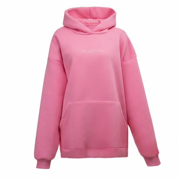 Bluza damska OLAVOGA MILEA 2026 różowa - maWer Fashion