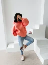 Bluza damska OLAVOGA MILEA 2026 brzoskwiniowa - maWer Fashion