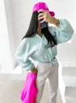 Bluza damska OLAVOGA NERIN 2026 miętowa - maWer Fashion