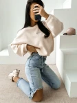 Bluza damska OLAVOGA ELENA 2026 pudrowy róż - maWer Fashion