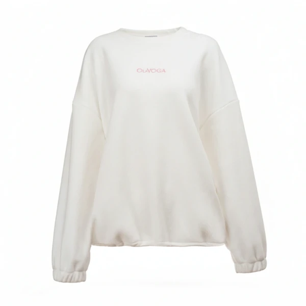 Bluza damska OLAVOGA ELENA 2026 ecru - maWer Fashion