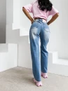 Spodnie damskie jeansy OLAVOGA LOVERI 2026 ciemny jeans - maWer Fashion