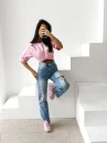 Spodnie damskie jeansy OLAVOGA LOVERI 2026 ciemny jeans - maWer Fashion