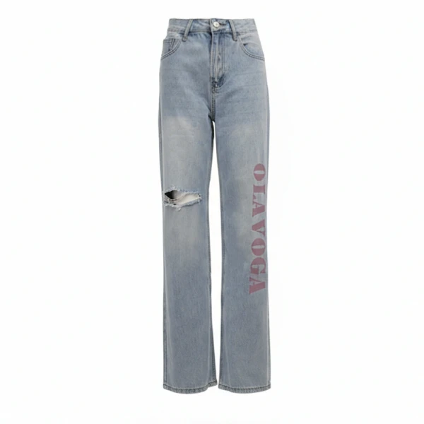 Spodnie damskie jeansy OLAVOGA LOVERI 2026 jeans - maWer Fashion