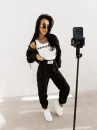 Spodnie damskie OLAVOGA BURNT SIENNA PANTS 2026 czarne - maWer Fashion