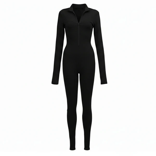 Kombinezon damski OLAVOGA NATIA 2026 czarny - maWer Fashion