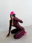 Kombinezon damski OLAVOGA NATIA 2026 brąz - maWer Fashion