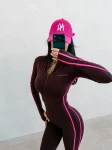 Kombinezon damski OLAVOGA NATIA 2026 brąz - maWer Fashion