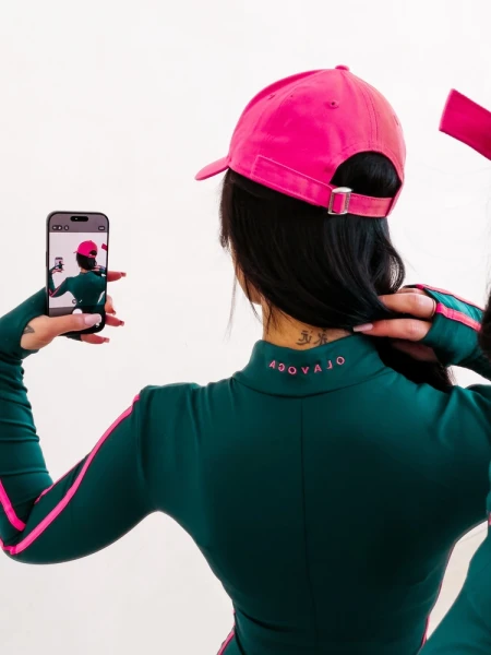 Kombinezon damski OLAVOGA NATIA 2026 głęboka zieleń - maWer Fashion