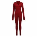 Kombinezon damski OLAVOGA NATIA 2026 czerwony - maWer Fashion