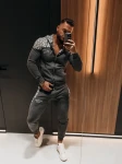 Komplet męski OLAVOGA GRAVITY 2026 szary - maWer Fashion
