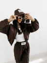 Kurtka damska OLAVOGA BURNT SIENNA JACKET 2026 brąz - maWer Fashion