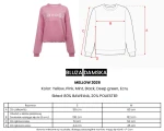 Bluza damska OLAVOGA MELLOW 2026 róż - maWer Fashion