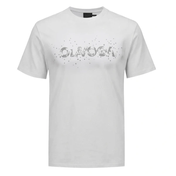 T-shirt męski OLAVOGA BIX 2026 ecru - maWer Fashion