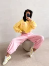 Bluza damska OLAVOGA MELLOW 2026 żółty - maWer Fashion