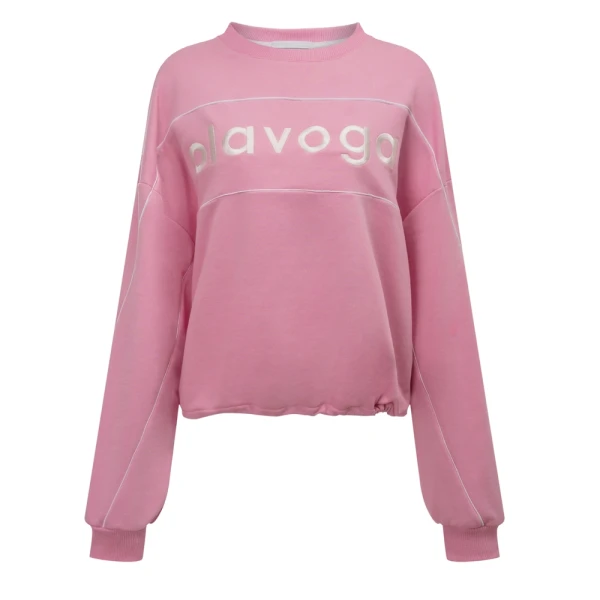 Bluza damska OLAVOGA MELLOW 2026 róż - maWer Fashion