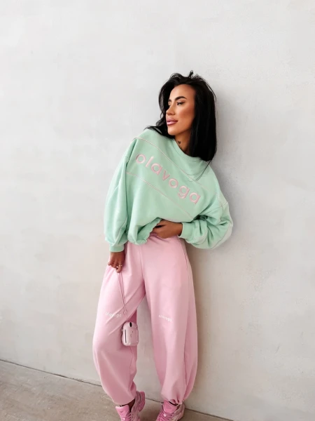 Bluza damska OLAVOGA MELLOW 2026 mięta - maWer Fashion