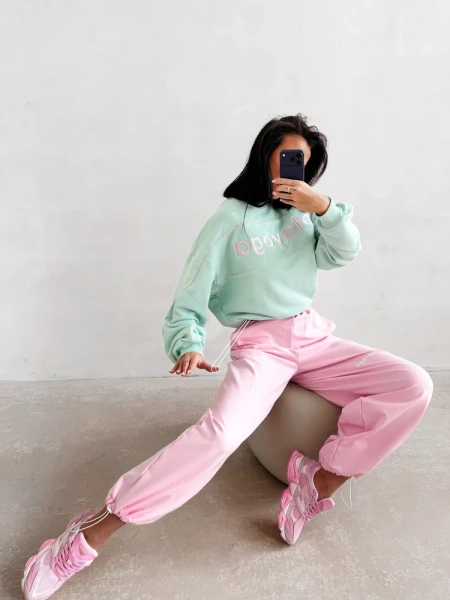 Bluza damska OLAVOGA MELLOW 2026 mięta - maWer Fashion